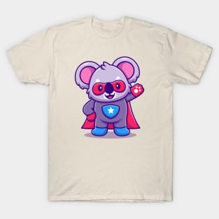 Cute Koala Superhero T-Shirt